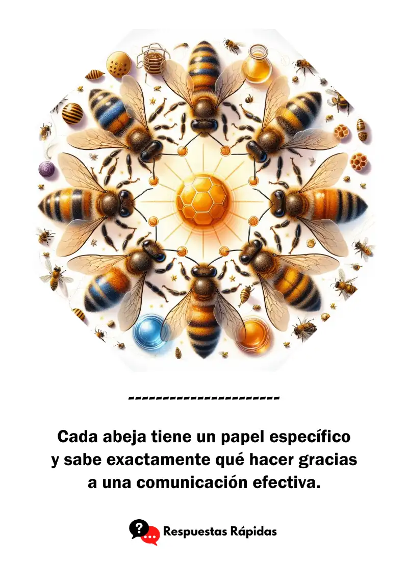 como se organizan las abejas
